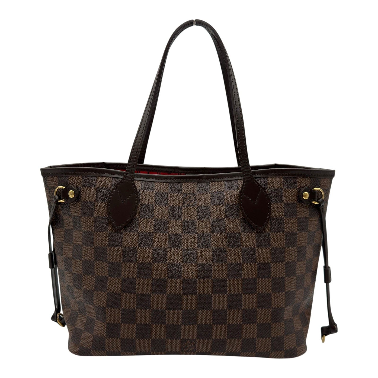 ルイ・ヴィトン LOUIS VUITTON ネヴァーフルPM N51109 ブラウン ダミエ/レザー レディース トートバッグ