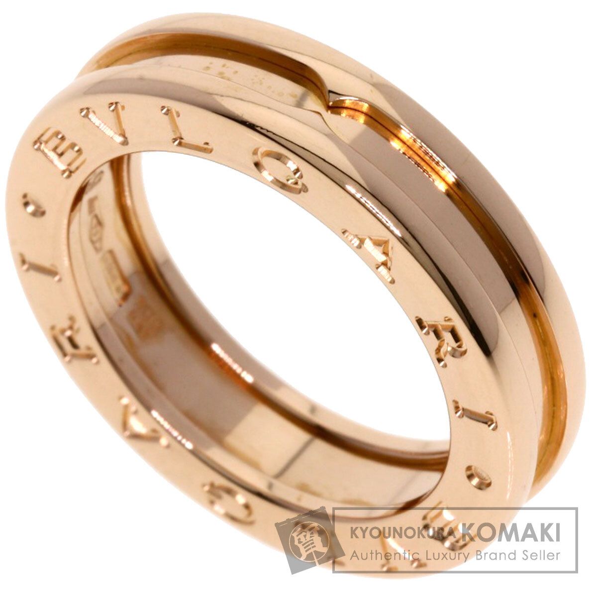 BVLGARI ブルガリ B-zero1 ビーゼロワン 1バンド XS #49 リング・指輪 K18PG レディース [中古]