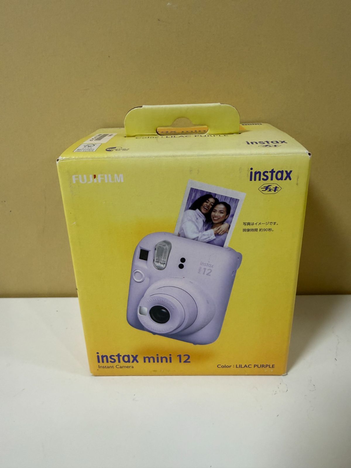 【未使用品】チェキ　FUJIFILM instax mini12 PURPLE