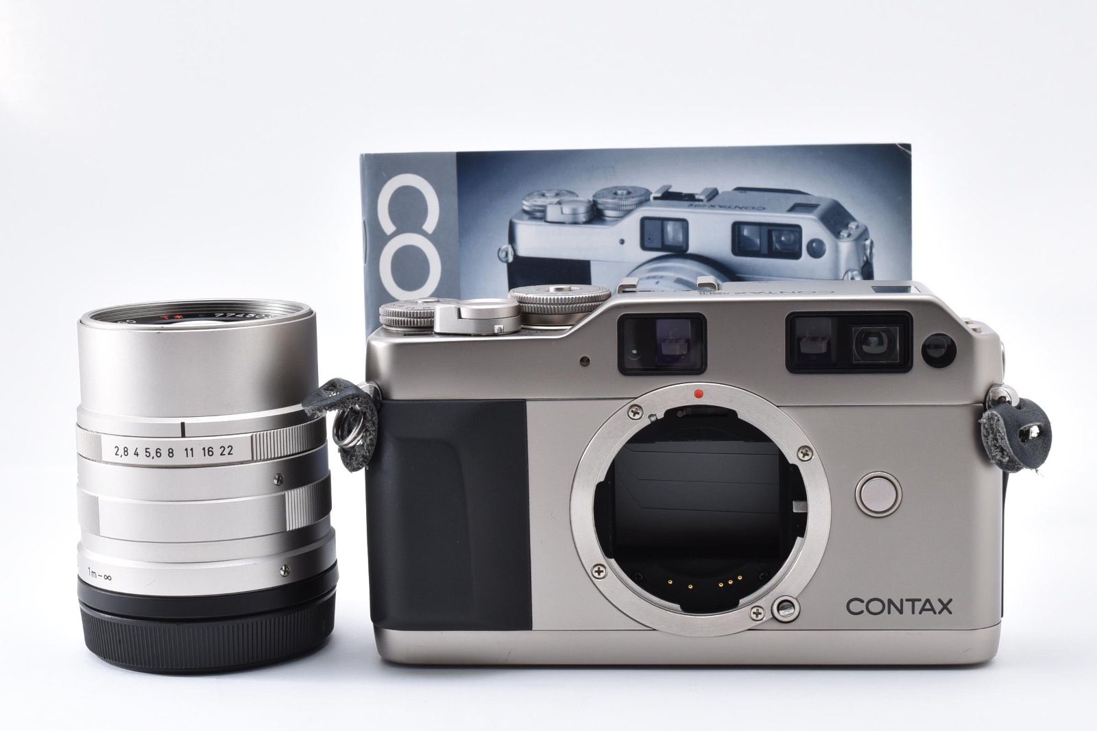 ★外観美品★ CONTAX コンタックス G1 ボディ+ CONTAX SONNAR 90mm F2.8 T* レンジファインダーカメラ Gマウント 現状品＃4712