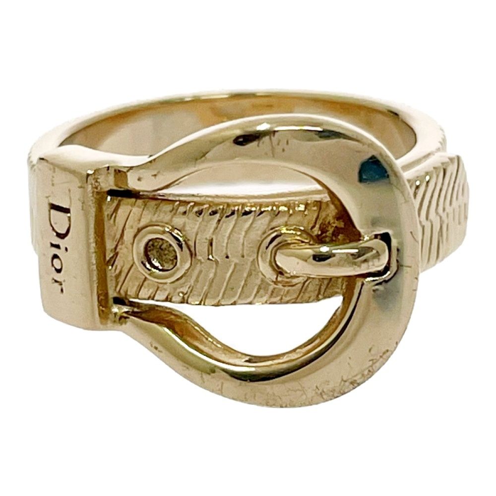 【中古】Dior ディオール GP ベルトモチーフリング ゴールド 591248 リング・指輪