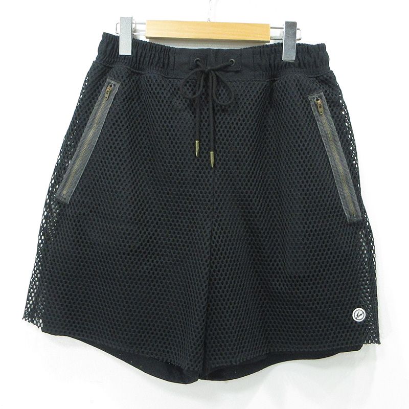 【三重本店】 中古 NIKE | ナイキ × Fragment × Union ×フラグメントデザイン×ユニオン メッシュショートパンツ トリプルコラボ IM6553-010 ブラック サイズ：S(US) 【107】