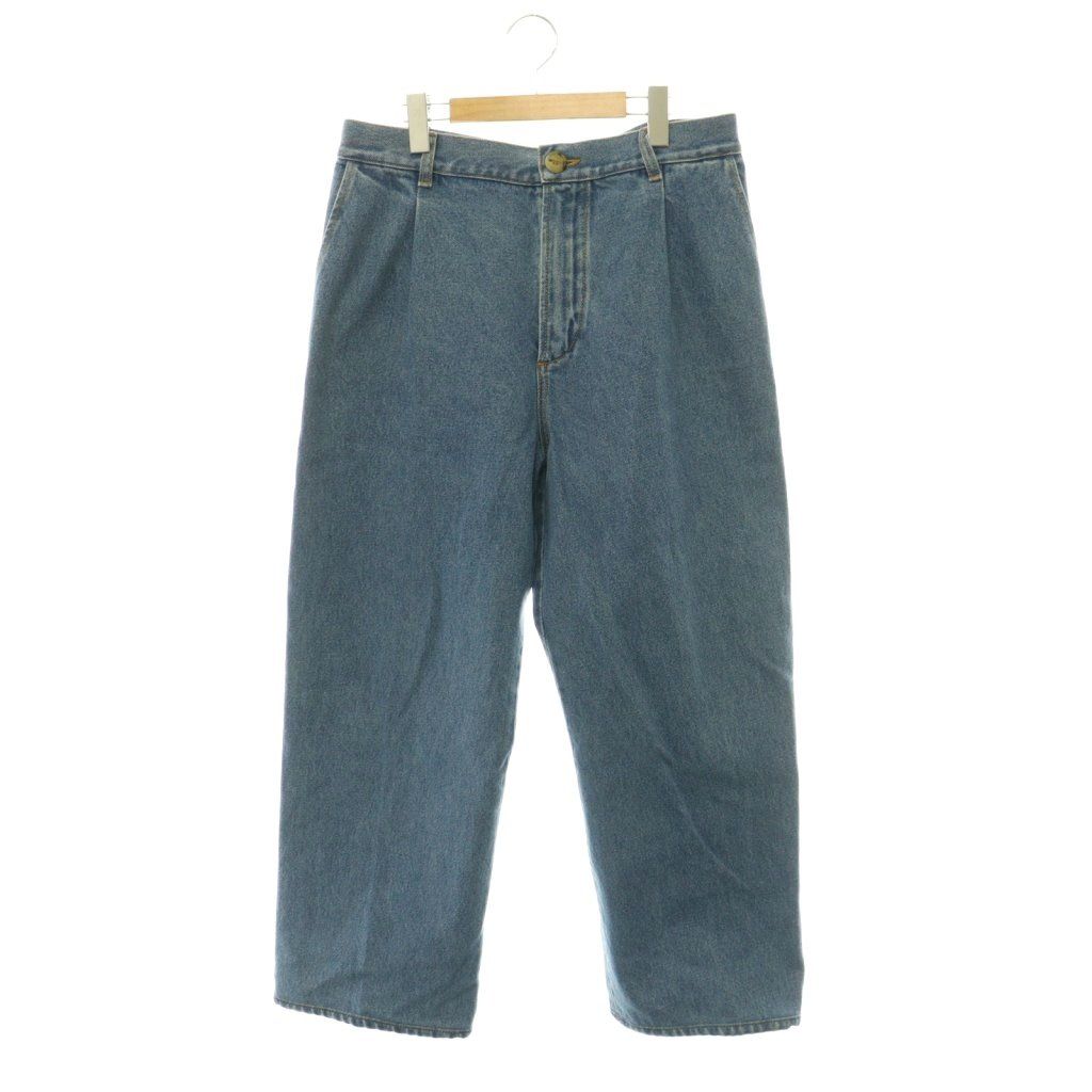 クリスタセヤ CristaSeya タックワイドデニムパンツ ジーンズ L ブルー /ES ■OS 26,585円