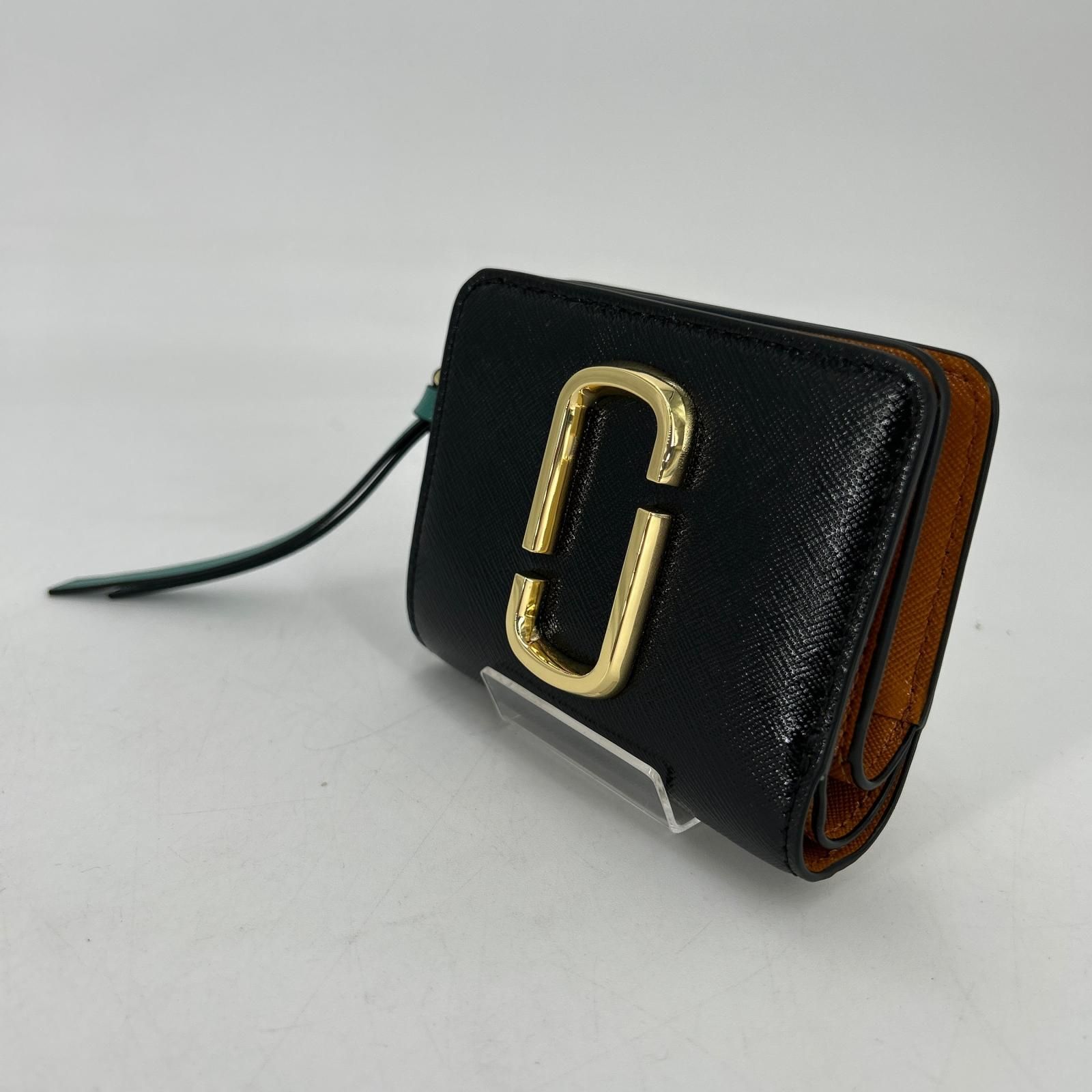 【イオン広店】 中古 MARC JACOBS | マークジェイコブス 長財布 SNAPSHOT折L字 M10013360 ブラック 【125】 7,546円