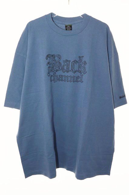バックチャンネル BACK CHANNEL OLD ENGLISH STEEL BLUE XXL オールド イングリッシュ 半袖 Tシャツ ブルー 【ブランド古着ベクトル】【中古】●■260804 6,431円
