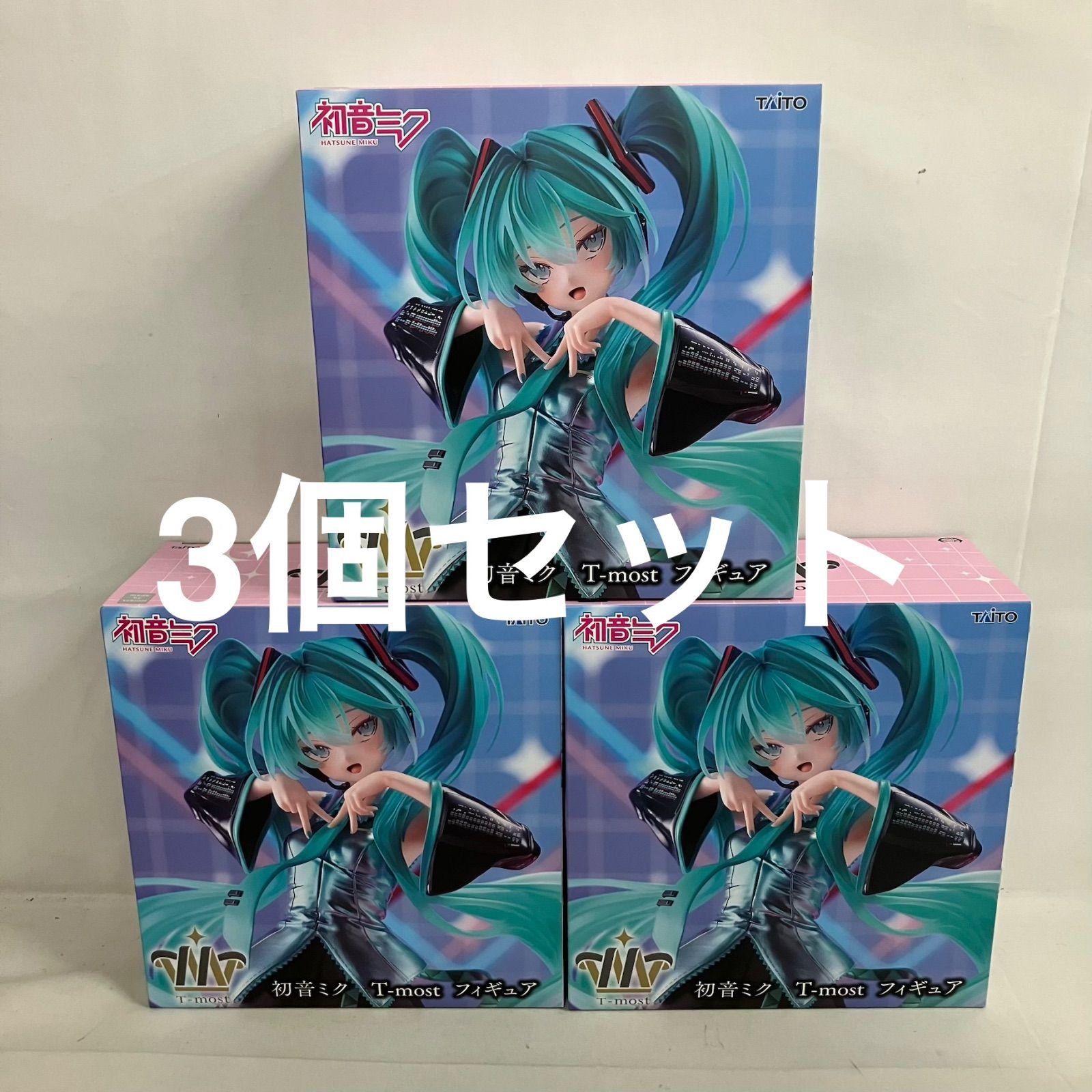 初音ミク フィギュア 3点セット 未開封 初音ミク T-most フィギュア 3個セット SF8296 c107 - メルカリ