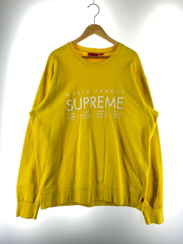 【中古品】 SUPREME シュプリーム 15SS WORLD FAMOUS CREWNECK ワールド フェイマス クルーネック 【149-260805-zi-16-min】 6,349円