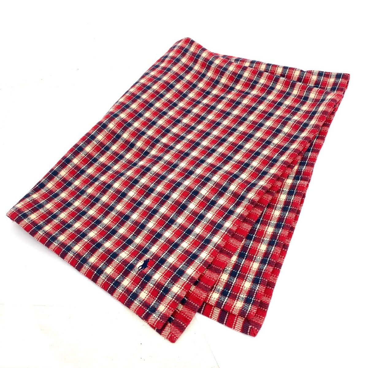 新品　RALPH LAUREN ラルフローレン　ブランケット チェック柄 RALPH LAUREN ラルフローレン ブランケット チェック柄 レッド ユニ