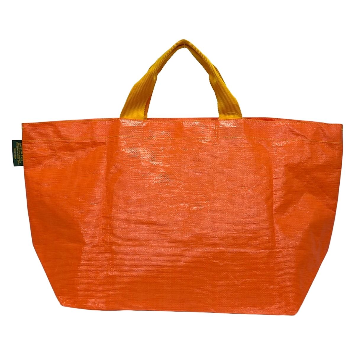 Herve Chapelier(エルベシャプリエ) トートバッグ マルシェバッグL オレンジ×ダークイエロー PPライン