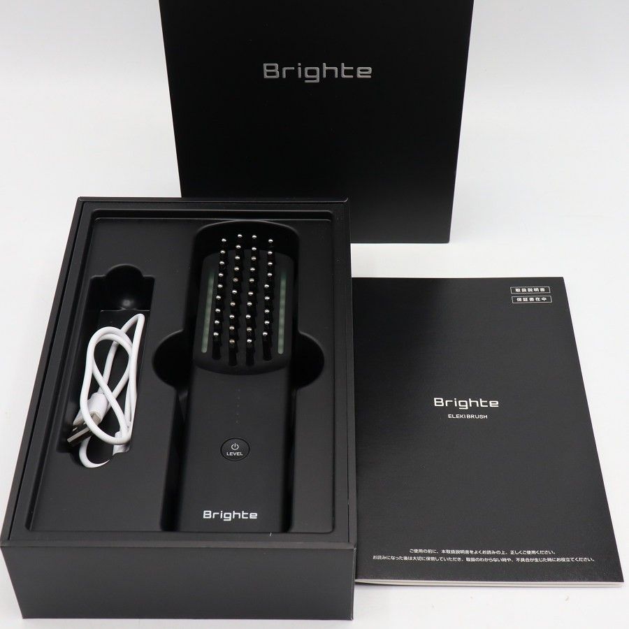 Brighte ELEKI BRUSH BRT-FS145 ブラック 美顔器 EMS フェイスケア ブライト エレキブラシ 本体 9,086円