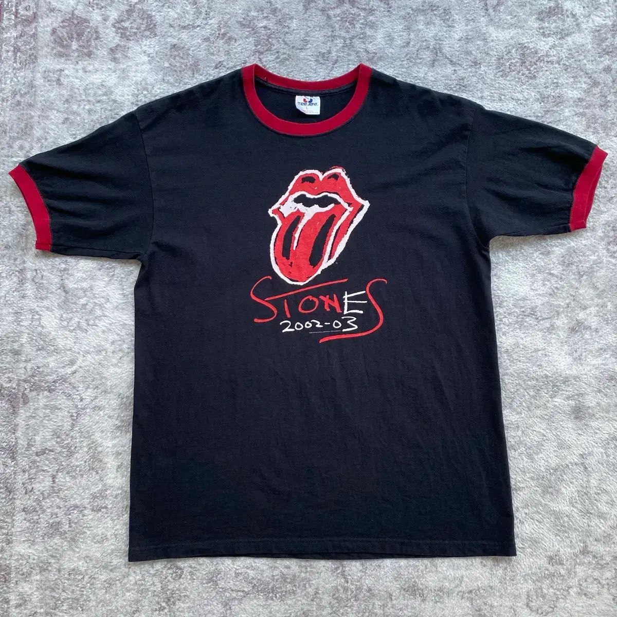 (L) 00s ローリングストーンズ リンガーTシャツ バンドTシャツ