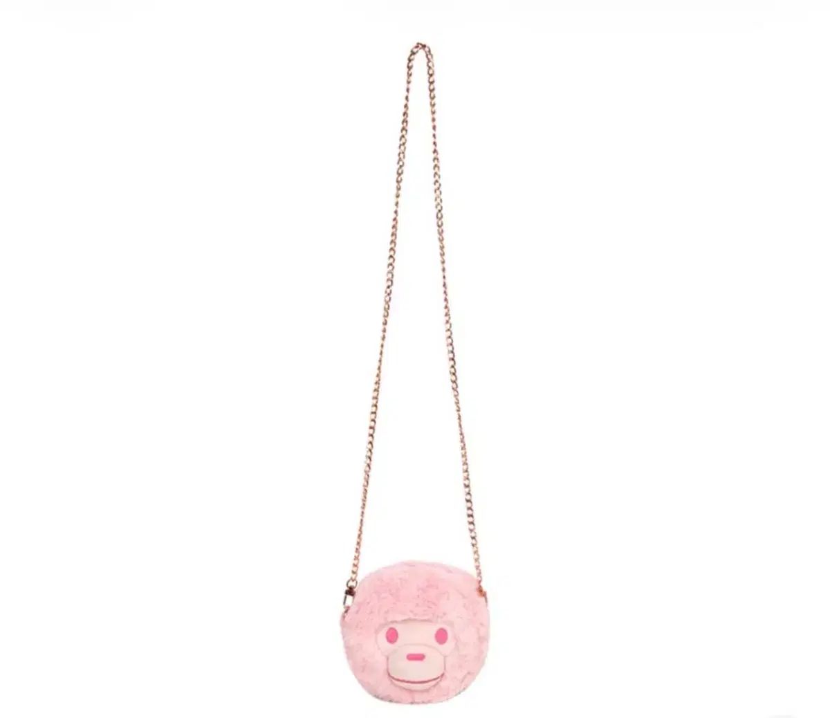 A BATHING APE アベイシングエイプ ベイビー マイロ PLUSH クロスボディーバッグ ピンク