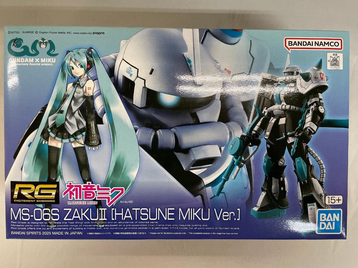 【未開封】1/144 RG MS-06S ザクII [初音ミクVer.] 「機動戦士ガンダム」 プレミアムバンダイ限定 [5068550]