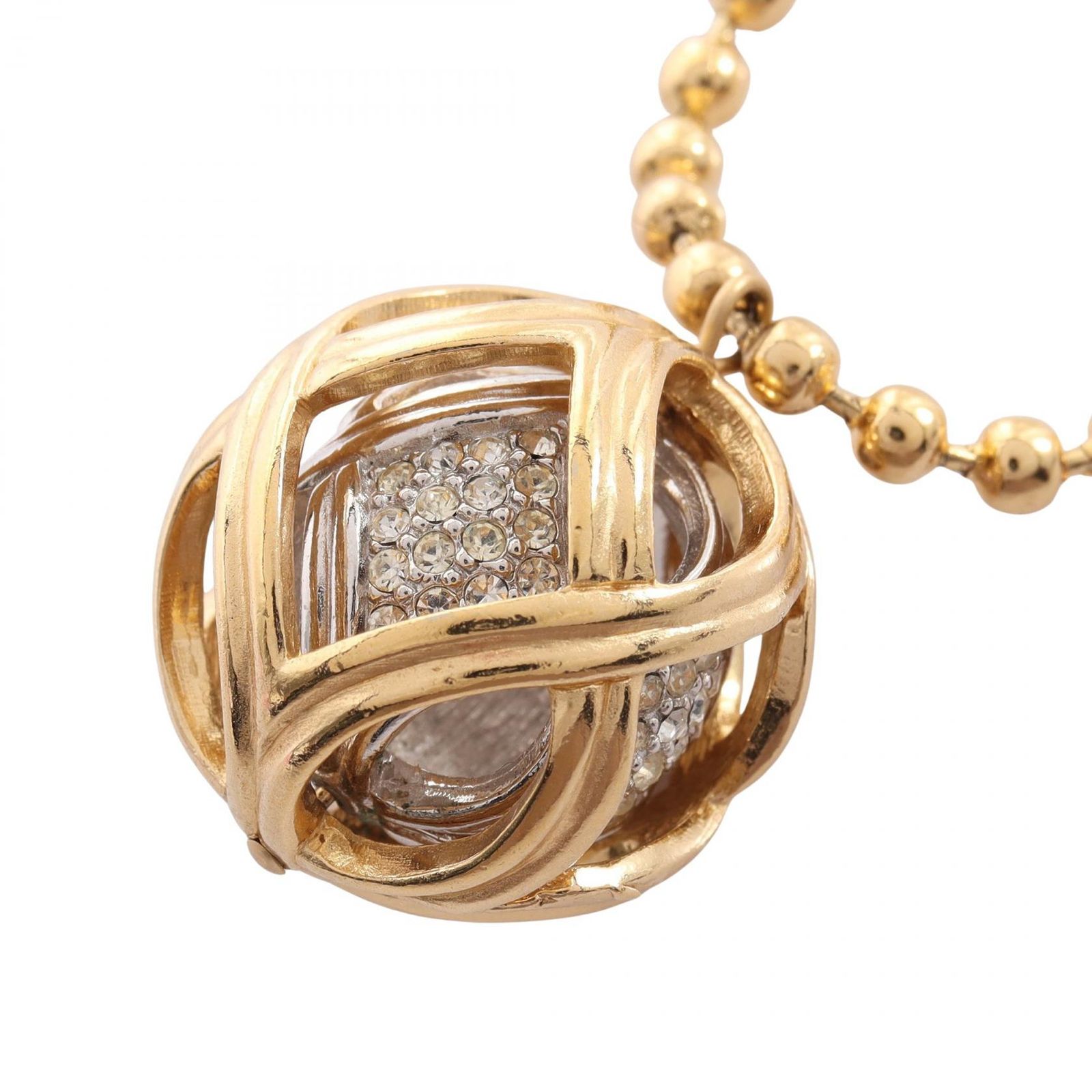 ディオール Dior ネックレス ボール GP（ゴールドメッキ） ネックレス レディース Used A 18,970円