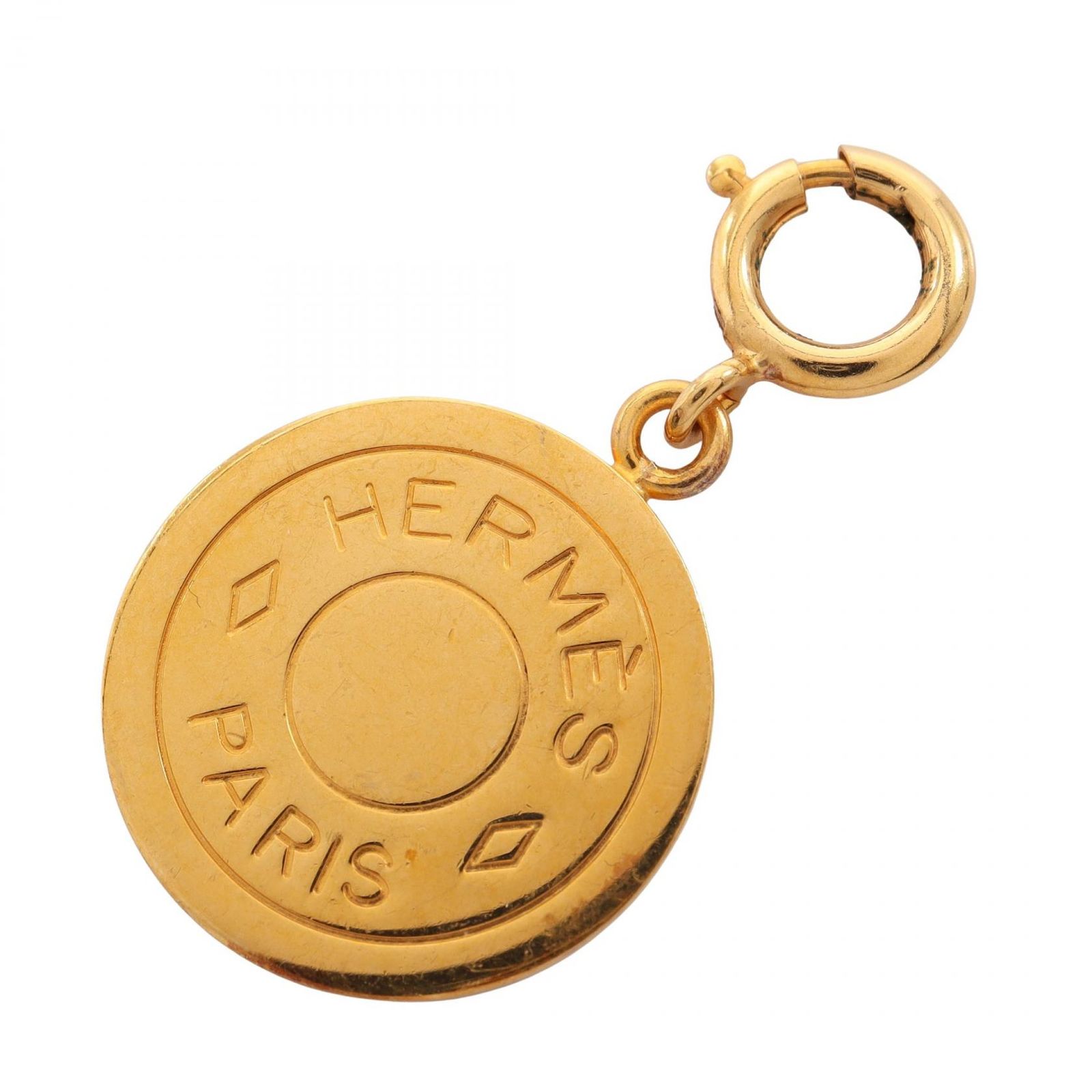 エルメス HERMES ペンダントトップ セリエ GP（ゴールドメッキ） セリエ チャーム トップ ミディアム レディース Used A