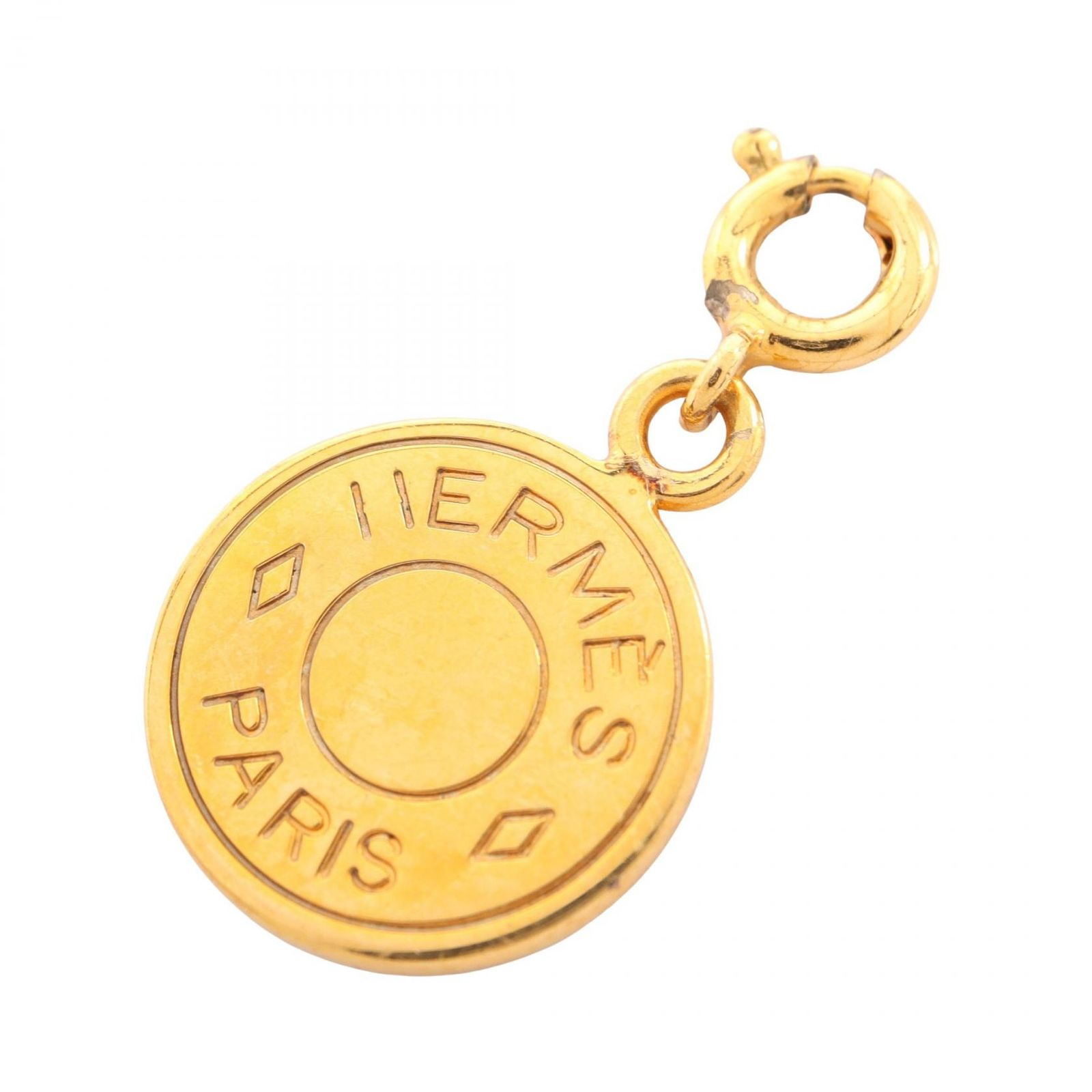 エルメス HERMES ペンダントトップ BIJOUTERIE FANTAISIE セリエ GP（ゴールドメッキ） セリエ ペンダントトップ レディース Used A