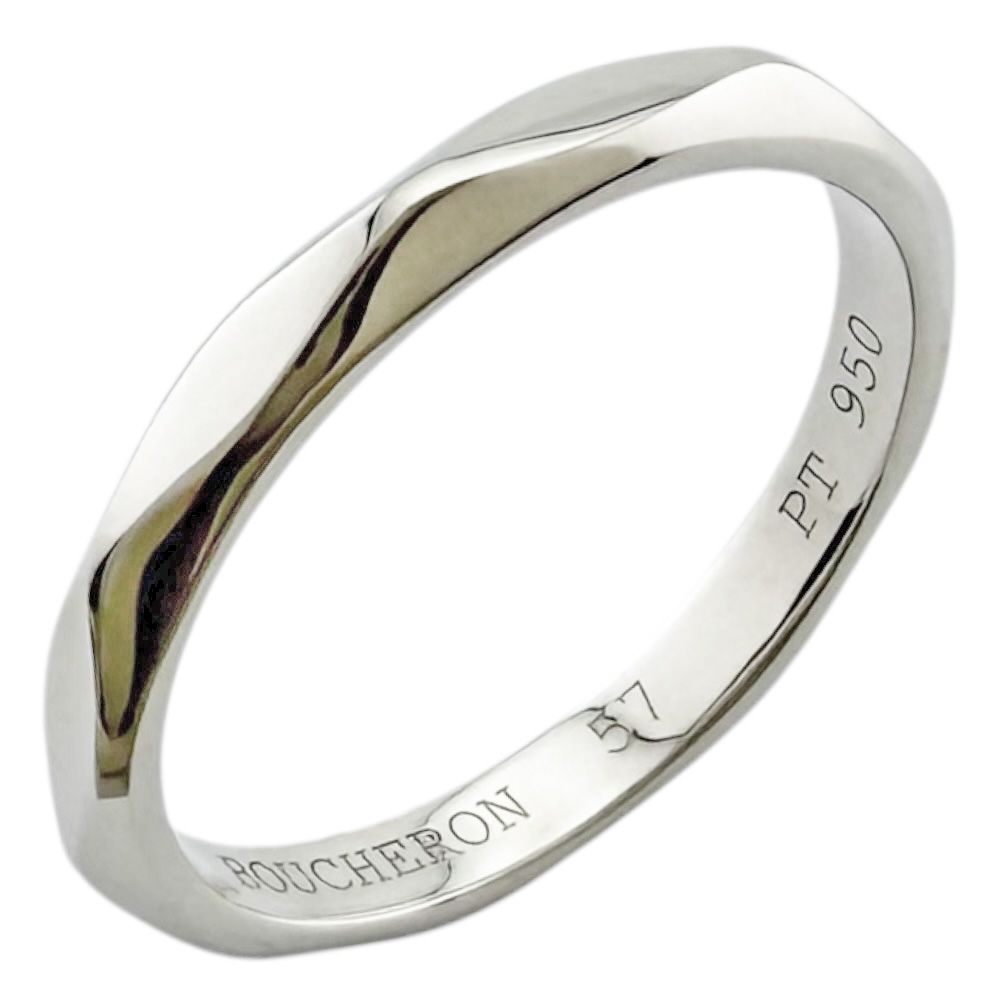 ブシュロン ファセット リング 指輪 16.5号 Pt950プラチナ ユニセックス Boucheron 中古 ブシュロン