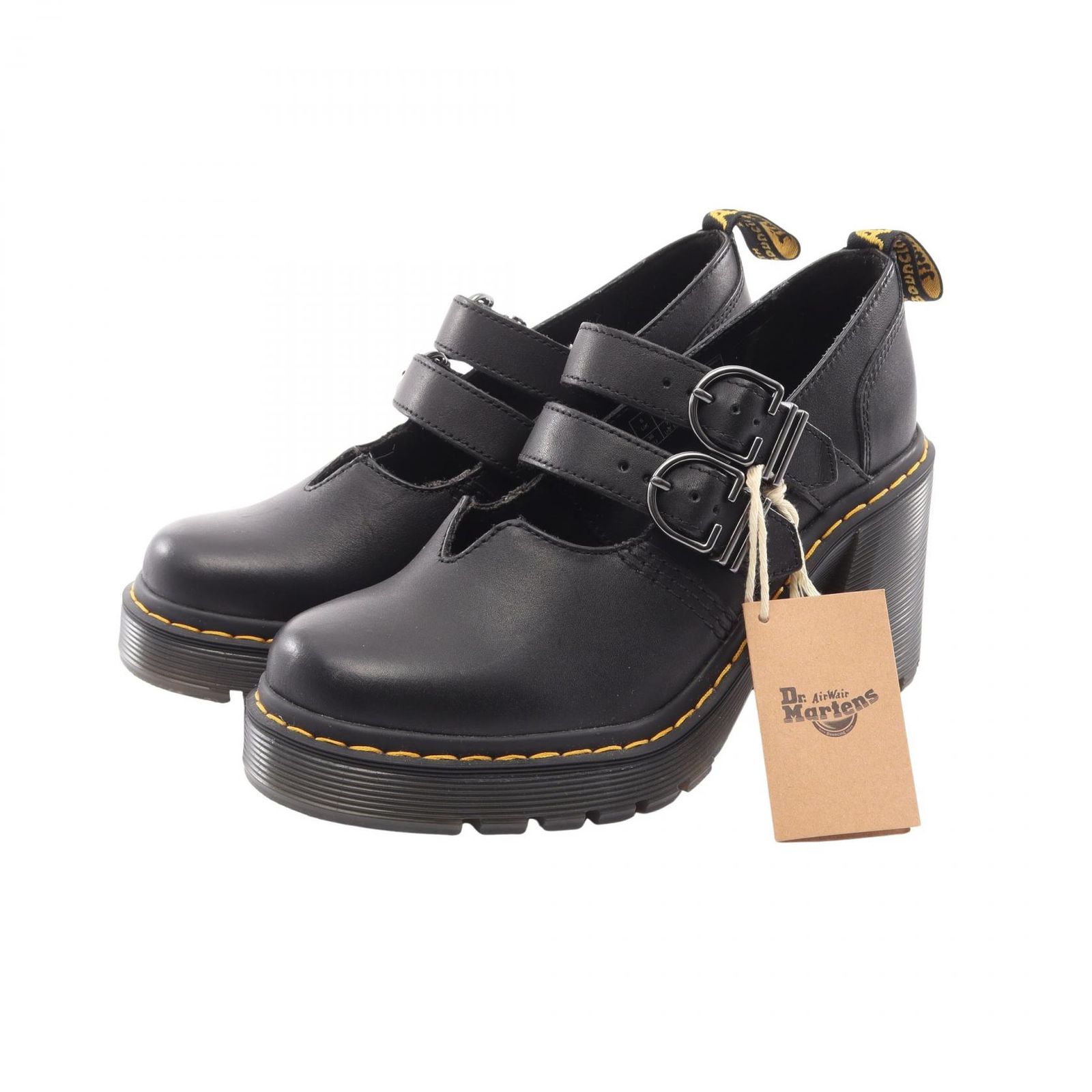 ドクターマーチン Dr.Martens カジュアルシューズ EVIEE メリージェーン ブラック レザー EVIEE カジュアルシューズ レディース Used A