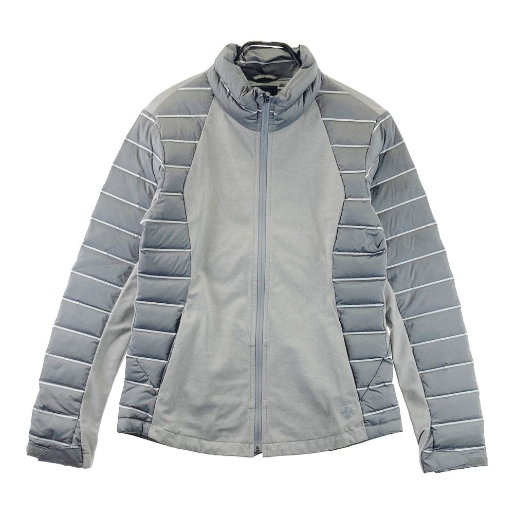 サイズ：L DESCENTE GOLF デサントゴルフ ダウン ジップジャケット グレー系 [240101604029] ゴルフウェア メンズ ストスト