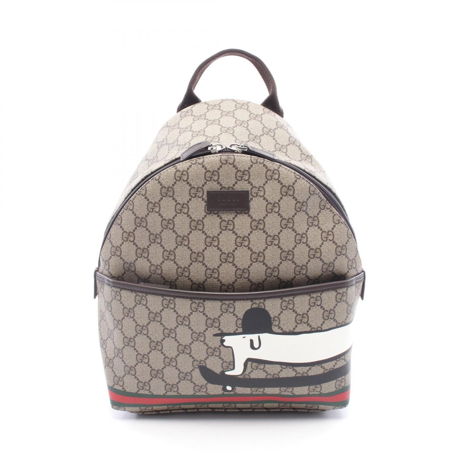 グッチ GUCCI リュックサック バックパック チルドレンズ GGスプリーム キムスンヨン フラワープリント 782708 ベージュ/ブラウン/マルチ PVCコーティングキャンバス