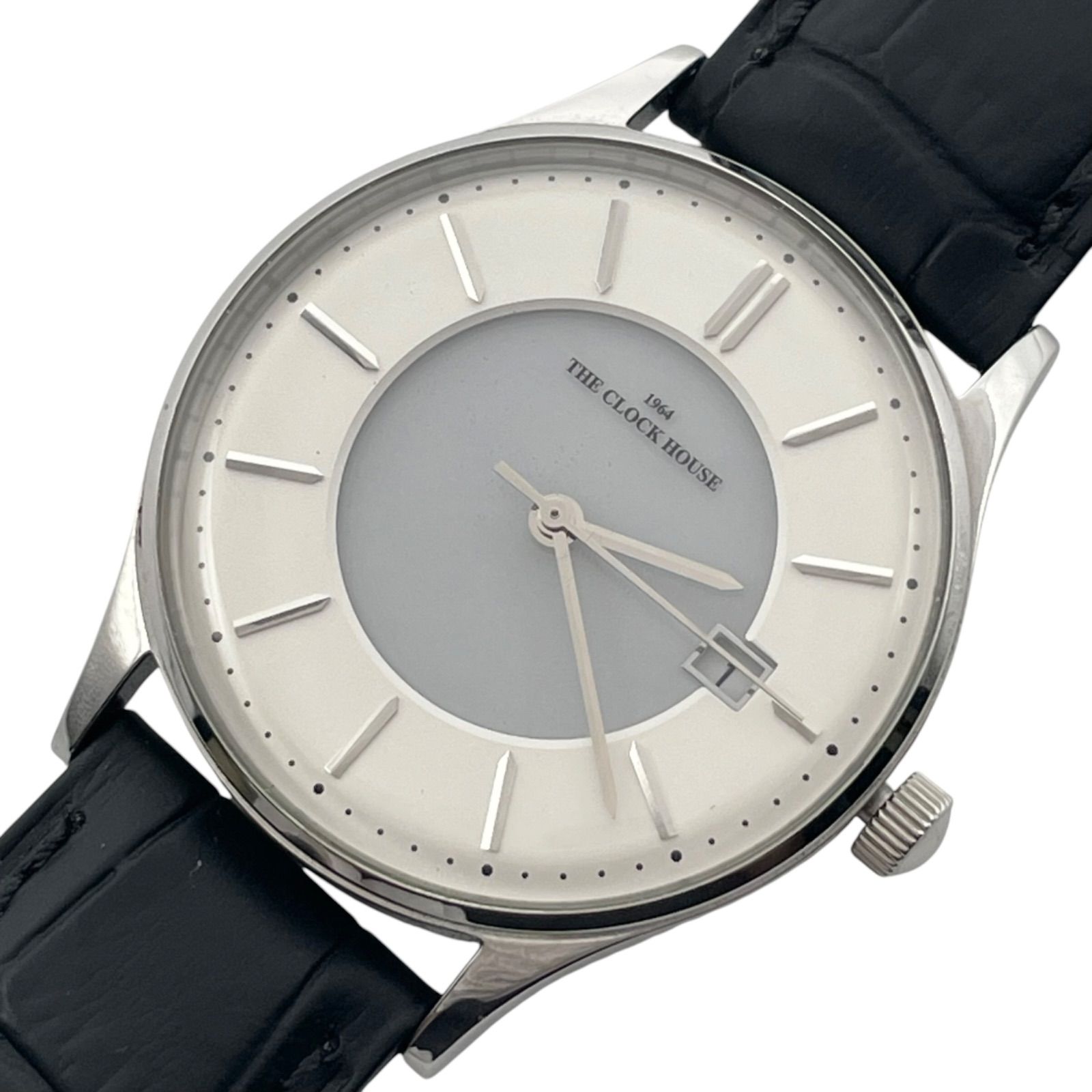 稼働/訳有 THE CLOCK HOUSE ザクロックハウス 腕時計 MBF5001 ソーラー 