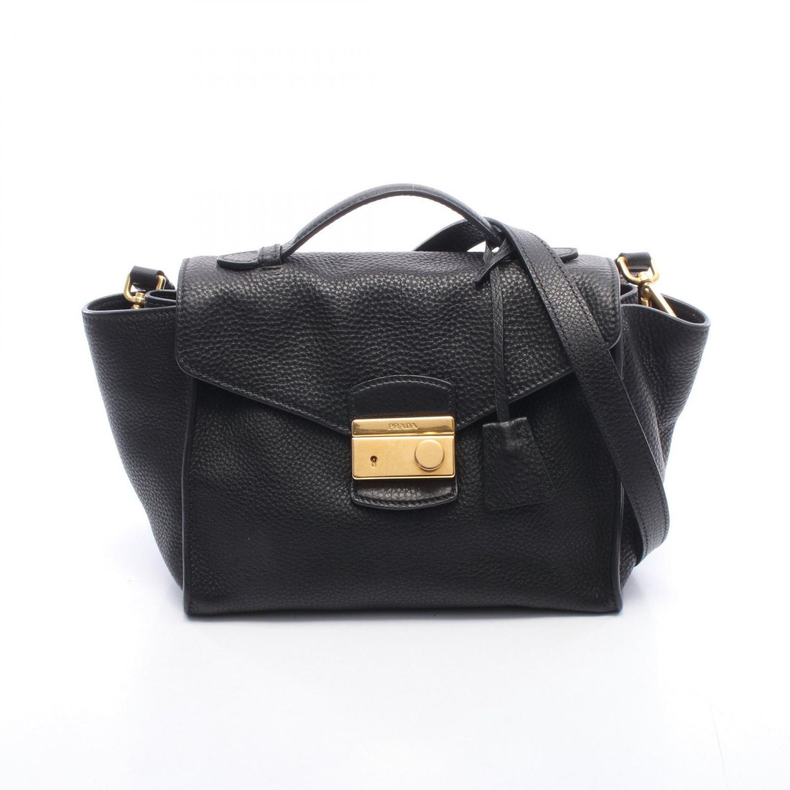 プラダ PRADA ハンドバッグ VIT.DAINO 2WAY BT0962 ブラック レザー 2way ハンドバッグ レディース Used A 81,290円