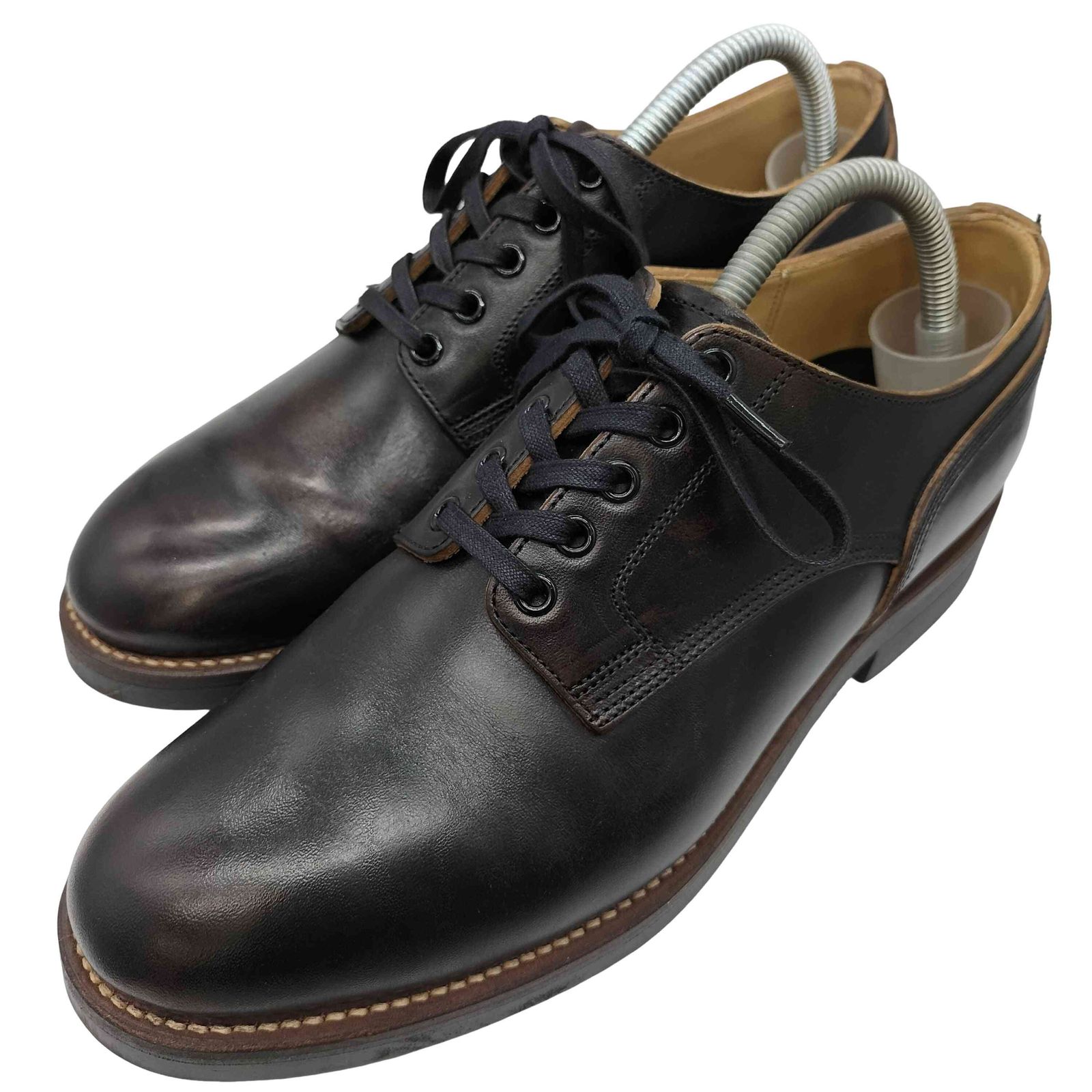 ユーズドフルギ USED古着 ARCHIVE TOKYO LEWIS Type Derby Work Boots Horsebutt leather ホースバット メンズ 7 1/2