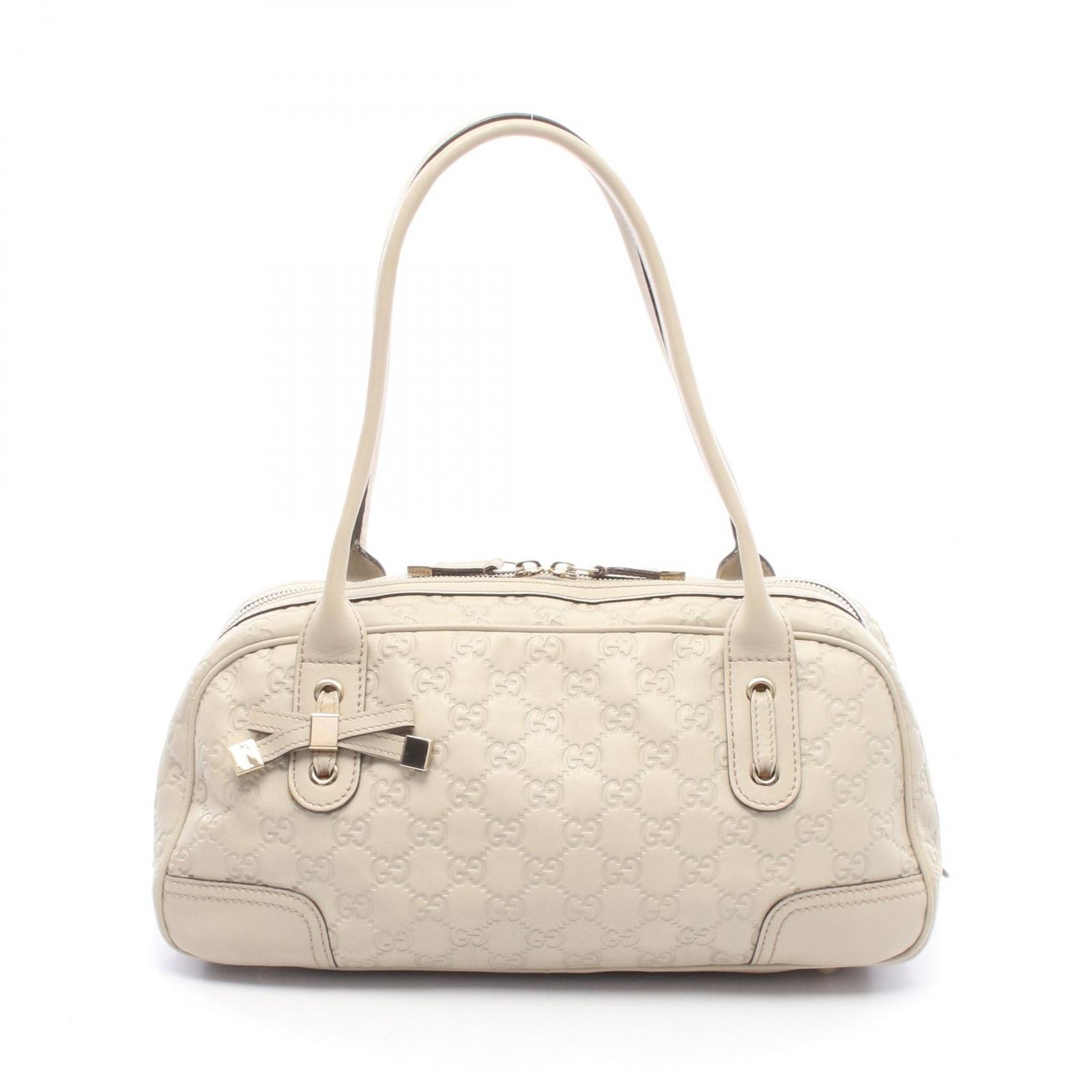 グッチ GUCCI ショルダーバッグ プリンシー グッチシマ 161720 アイボリー レザー プリンシー グッチシマ ミニ ボストンバッグ レディース Used B 57,480円
