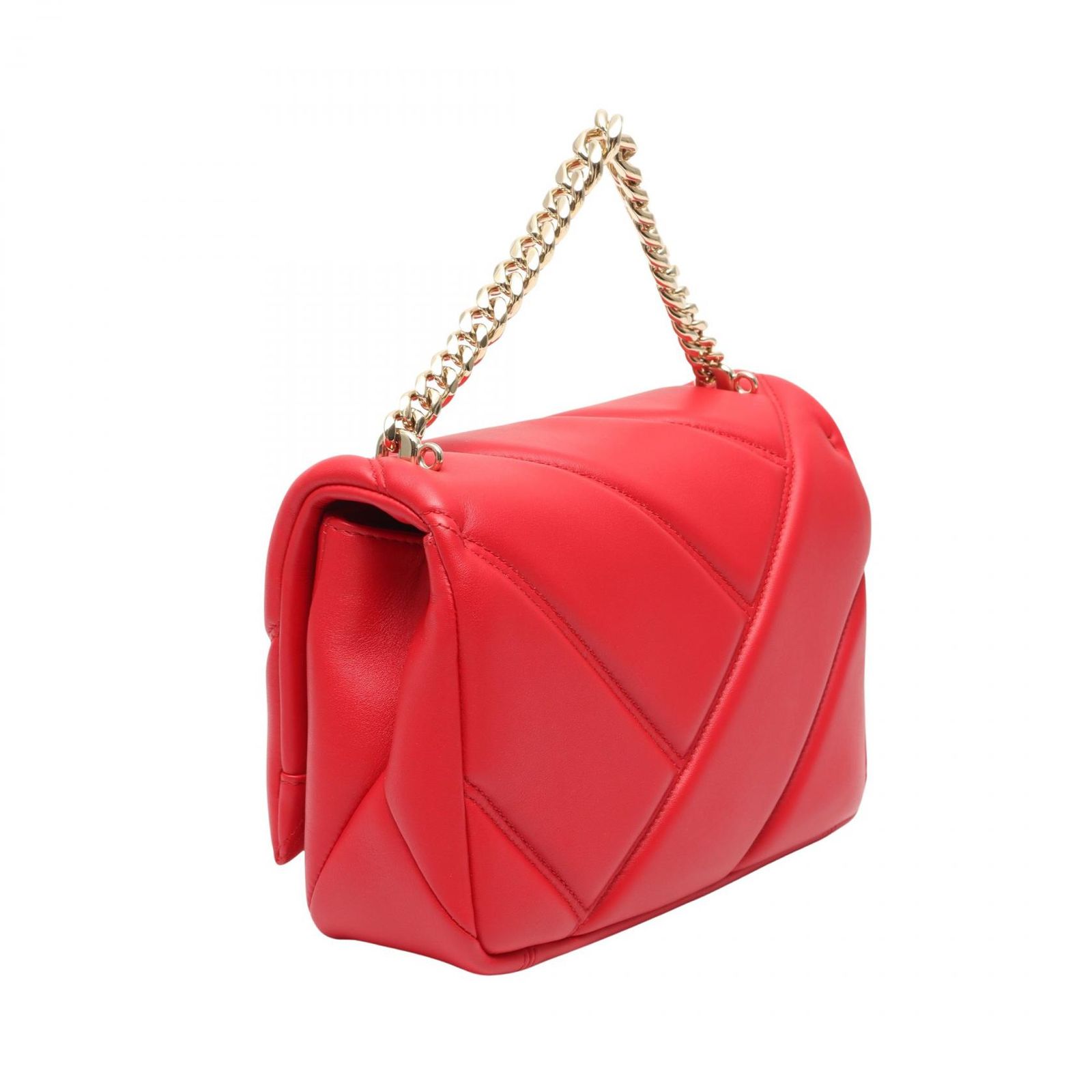 ブルガリ BVLGARI ハンドバッグ セルペンティ カボション 2WAY レッド 