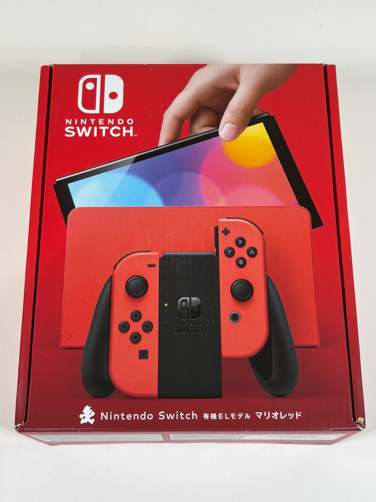 [大野36-1-0805] Nintendo Switch 有機ELモデル マリオレッド 任天堂 スイッチ本体 21,900円