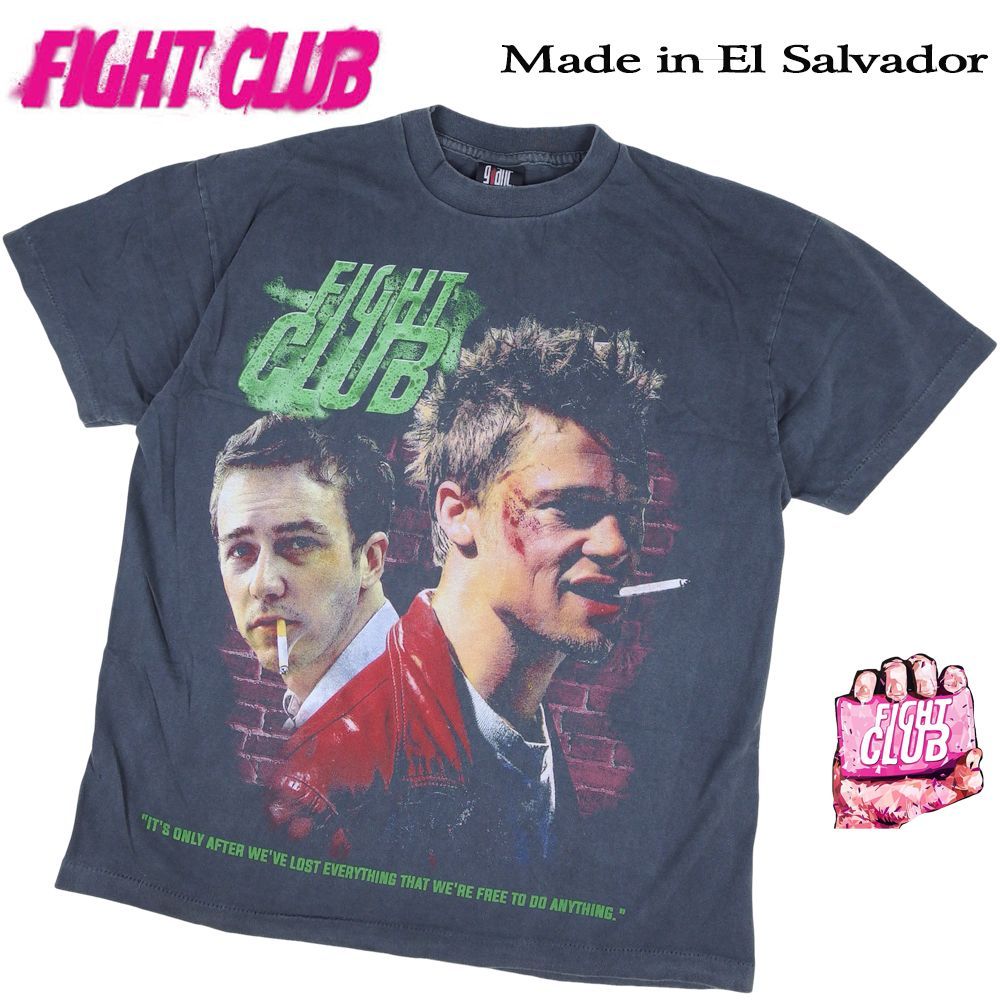 305 FIGHT CLUB Tシャツ ファイトクラブ 半袖 1999 アメリカ ブラット