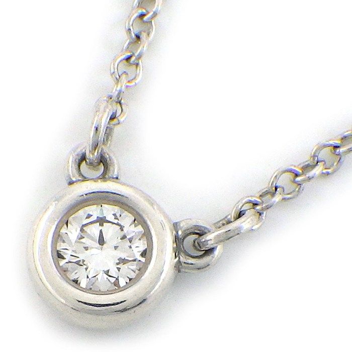ティファニー Tiffany & Co. ネックレス バイザヤード 60017903 1ポイント ダイヤモンド 0.07ct SV925 【中古】