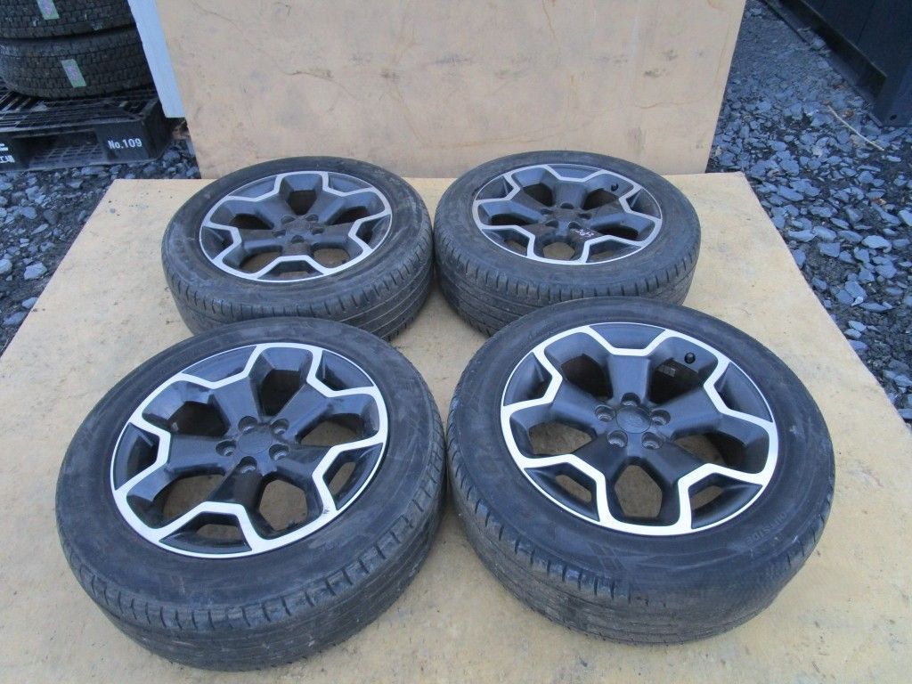 スバル純正ホイール　タイヤ　4本　 YEADA 225/55ZR17　101W 　2021年 C-675