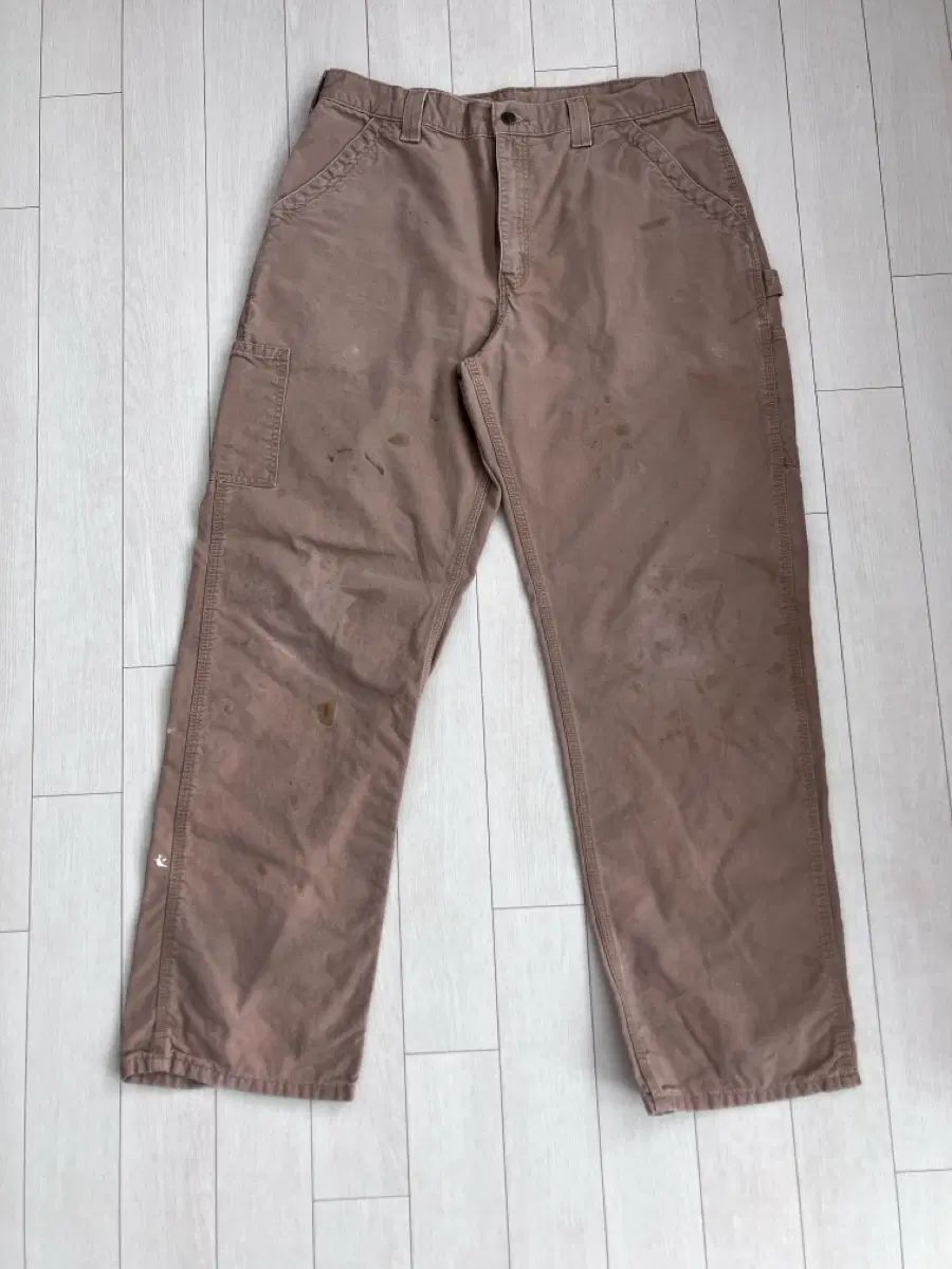 Carhartt カーハート シングルニー カーペンター ワークパンツ ブラウン カーキ