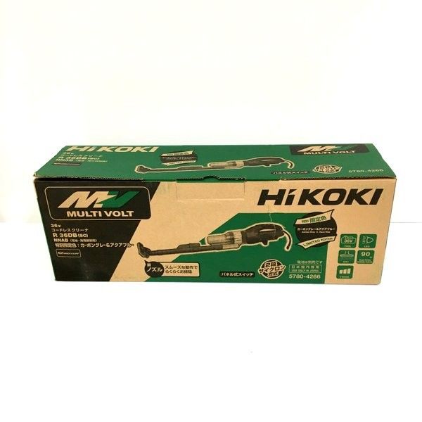HiKOKI ハイコーキ コードレスクリーナー R36DB(SC)(NNAB) 本体のみ 36V カーボングレー＆アクアブルー サイクロン ★DT1672