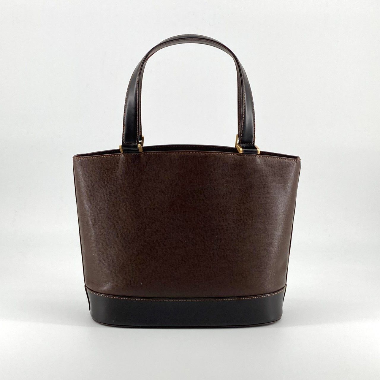 BURBERRY（バーバリー） ヴィンテージミニ ゴールド金具 トートバッグ ブラウン