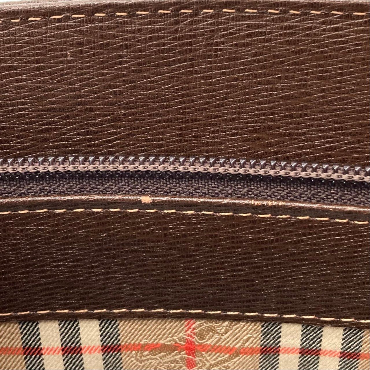 BURBERRY（バーバリー） ヴィンテージミニ ゴールド金具 トートバッグ ブラウン