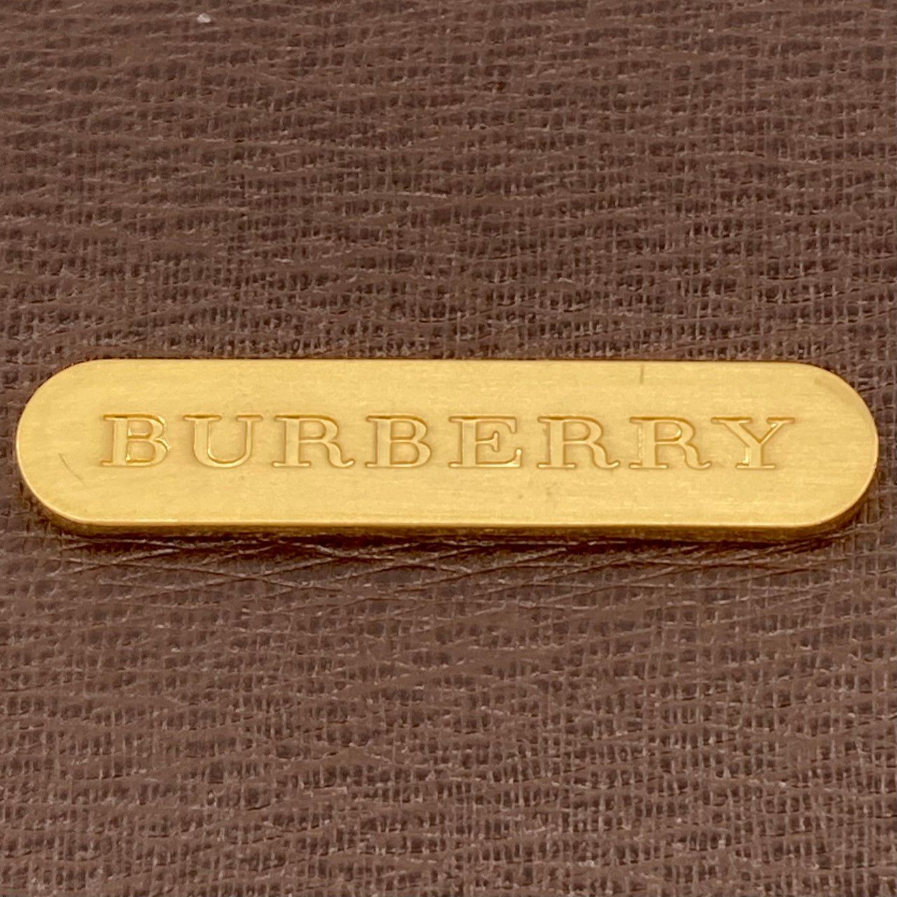 BURBERRY（バーバリー） ヴィンテージミニ ゴールド金具 トートバッグ ブラウン