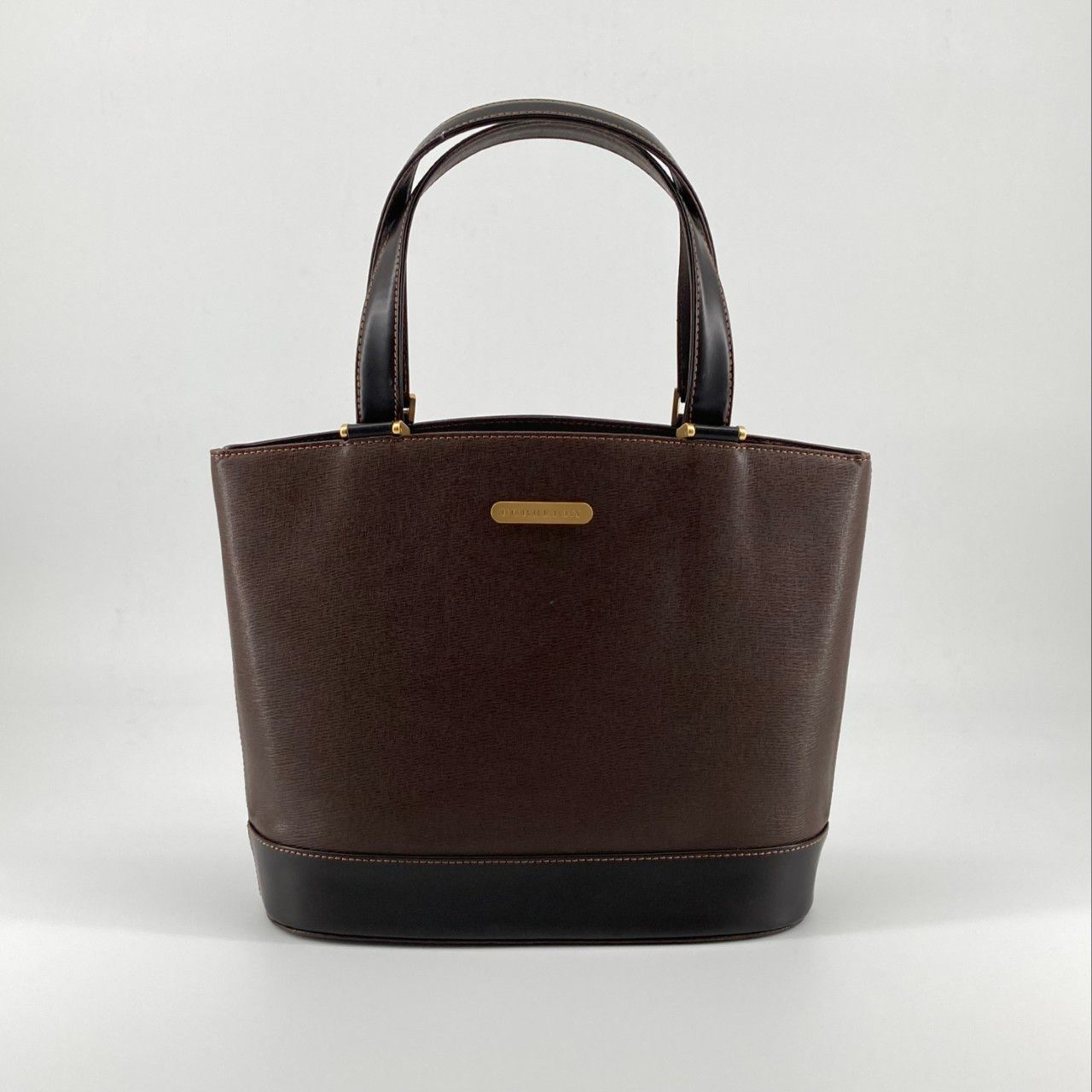 BURBERRY（バーバリー） ヴィンテージミニ ゴールド金具 トートバッグ ブラウントートバッグ