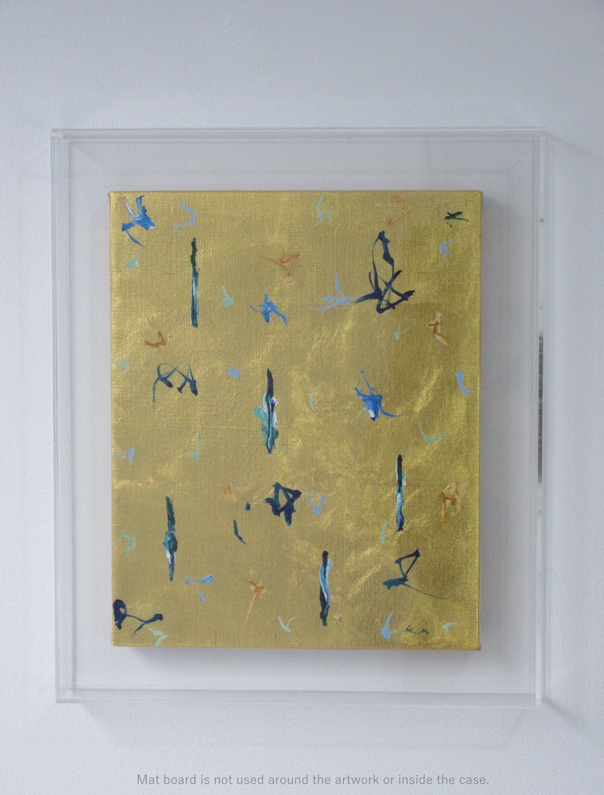 Gold leaf artwork. 　Gold leaf craftsmanship. 　Kanazawa, Japan. A contemporary art piece created using pure gold leaf.