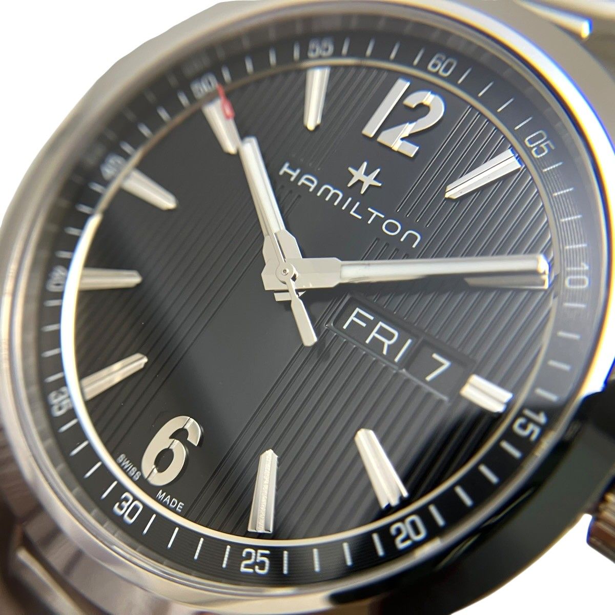 ハミルトン HAMILTON ブロードウェイ 腕時計 総重量約137.8g SS SS クオーツ ブラック文字盤 H433110 メンズ ハミルトン HAMILTON ブロードウェイ 腕時計 総重量約137.8g SS SS クオーツ ブラック文字盤 H433110 メンズ