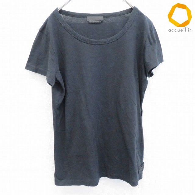 プラダ PRADA Tシャツ カットソー トップス 大きいサイズ ロゴ ブラック系 レディース [a1020784] 8,520円