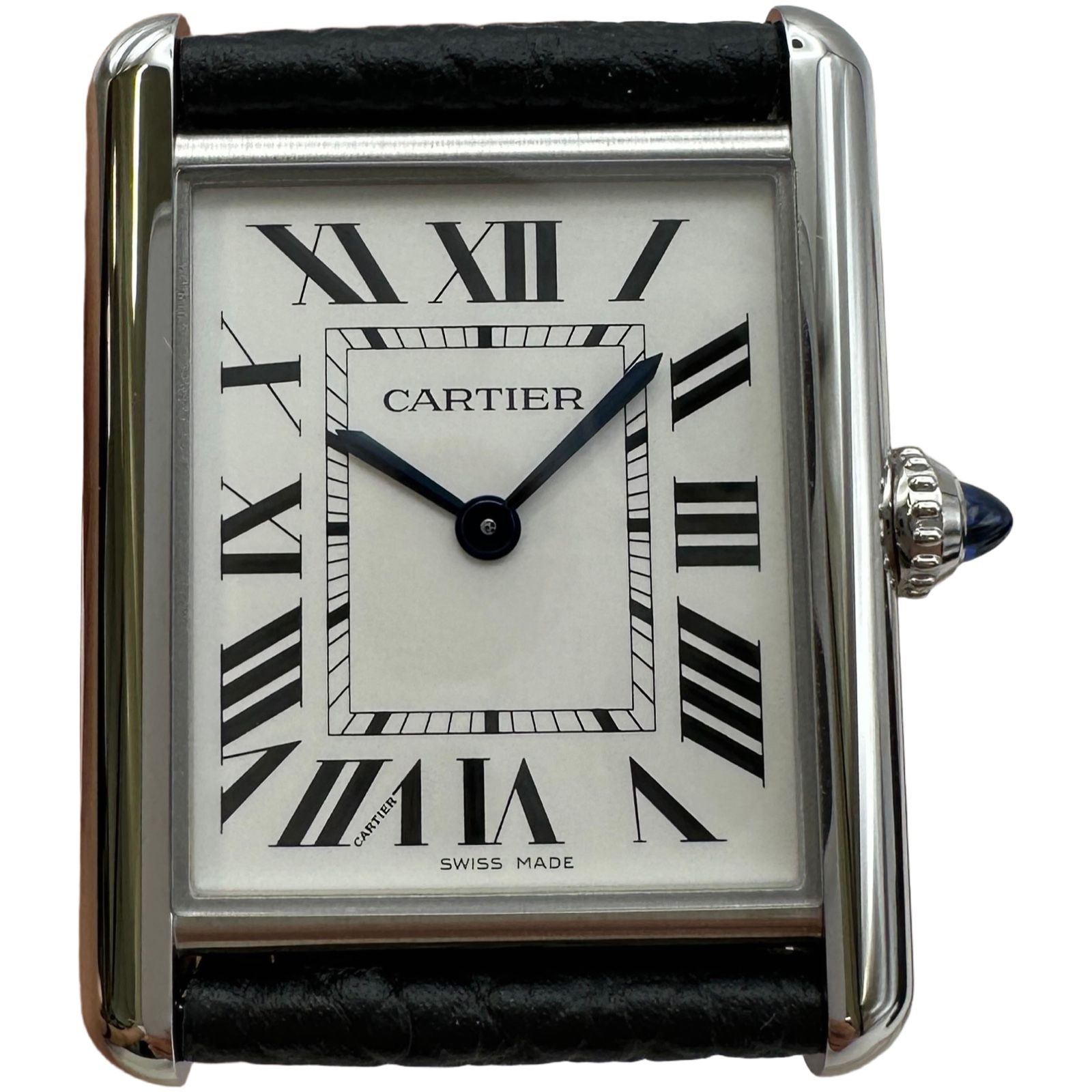 カルティエ Cartier タンクマスト LM WSTA0136 ホワイト ステンレススチール クオーツ ユニセックス 腕時計 286,200円