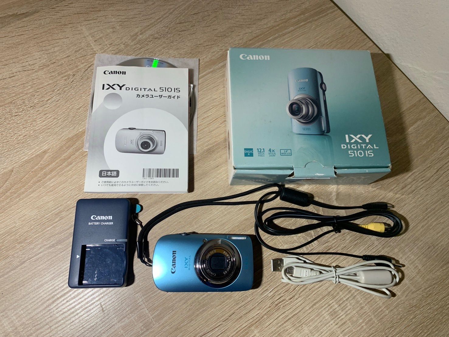 2879 Canon IXY DIGITAL 510 IS BLUE JACK digital camera [NE]