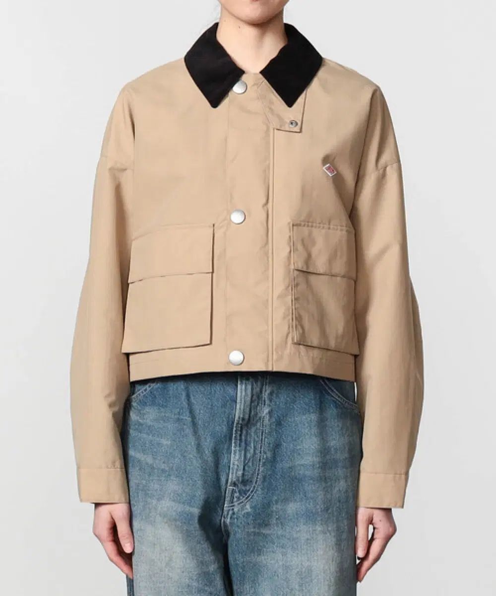 Danton ダントン ナイロンタフタ ショート ジャケット サンド ベージュ 34サイズ
