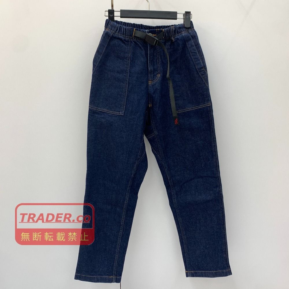 04w7585▽※【中古】グラミチ GRAMICCI G5SU-P083 ストレッチデニム ルーズテーパード リッジ パンツ メンズ ヒノヤ デニムパンツ XSサイズ【八王子店】