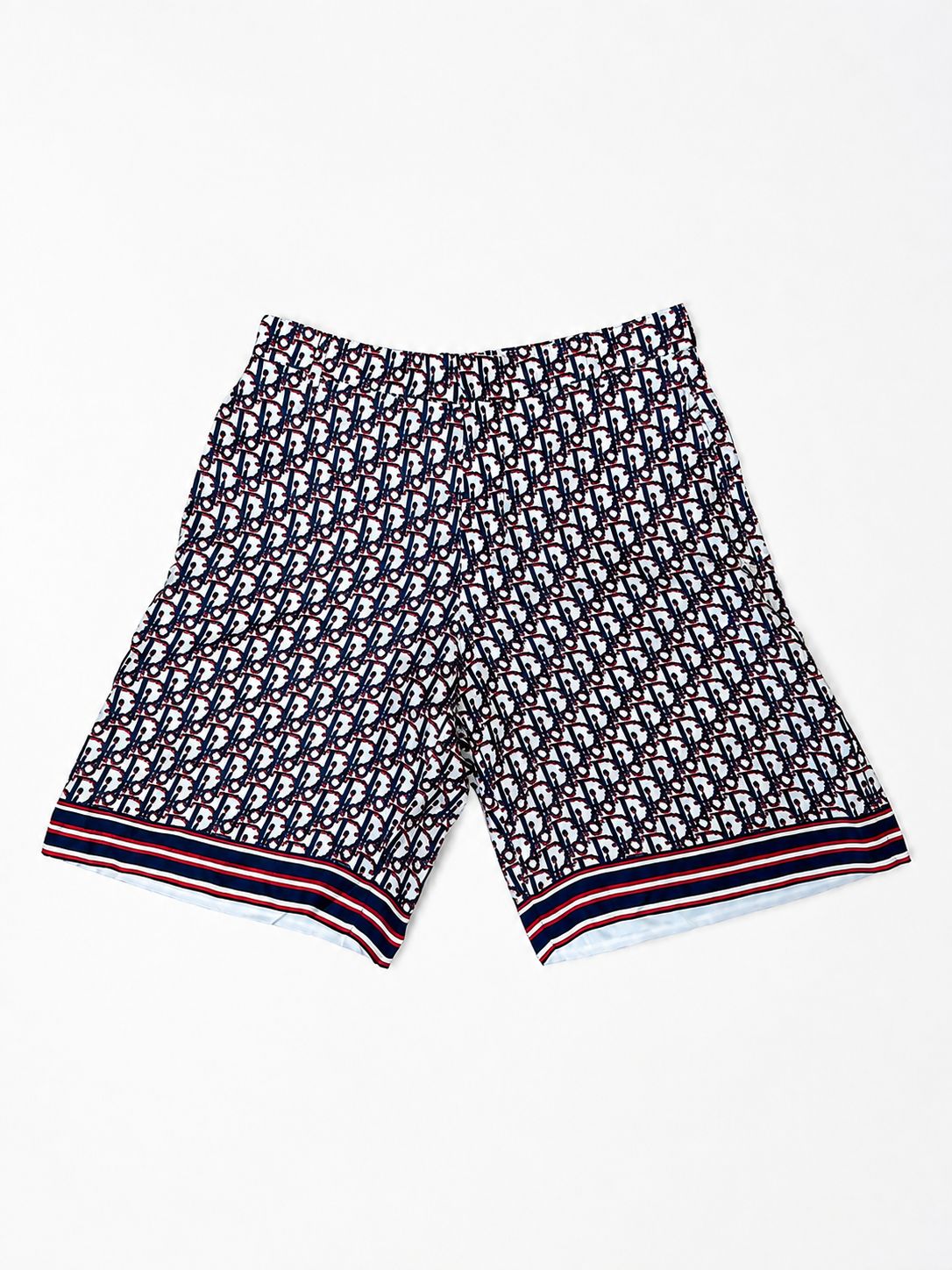 DIOR HOMME ディオールオム 013C121A4751 シルク オブリークピクセル バミューダパンツ ショートパン