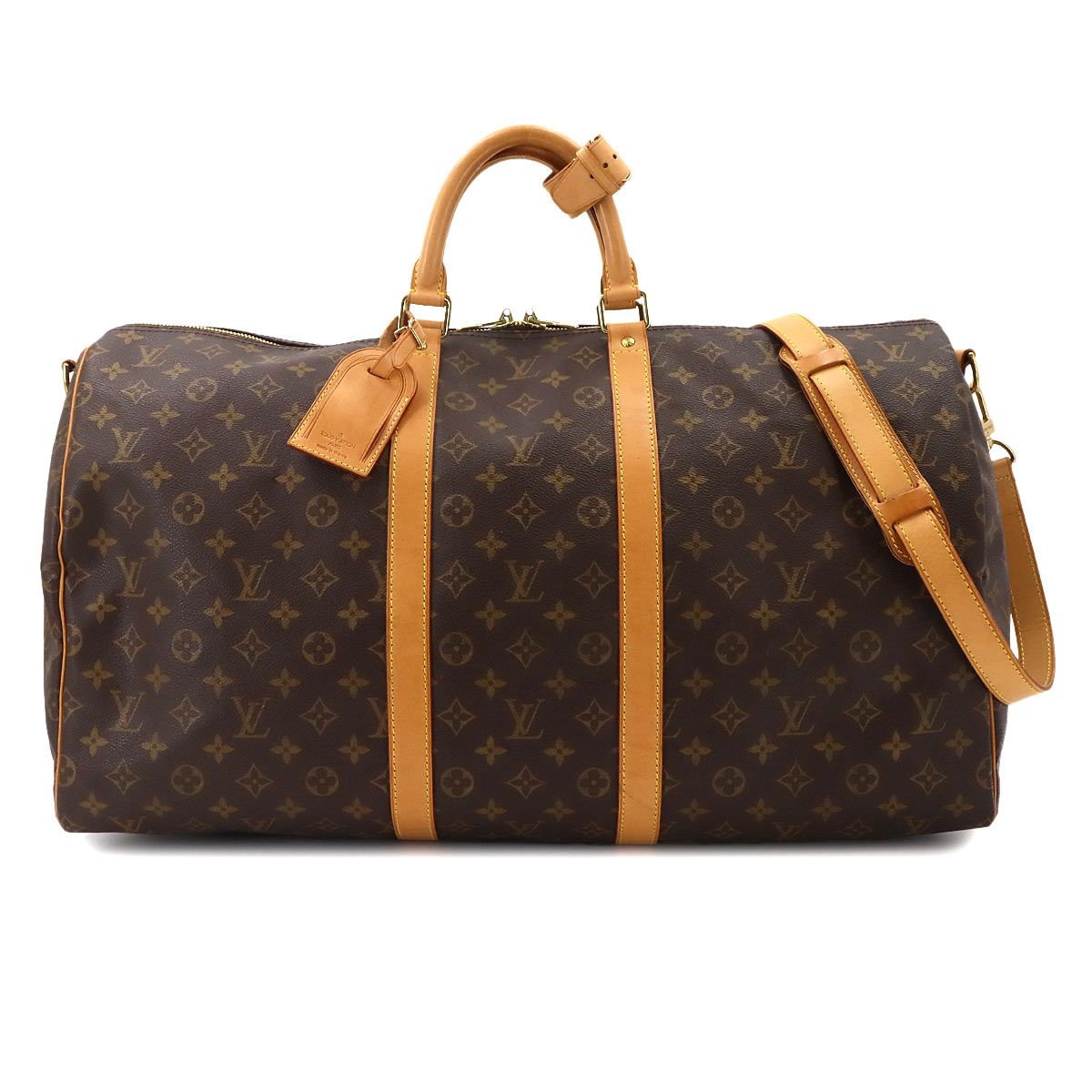 美品 ルイ ヴィトン LOUIS VUITTON モノグラム キーポル バンドリエール 55 2way ボストン ショルダー バッグ M41414 90333373