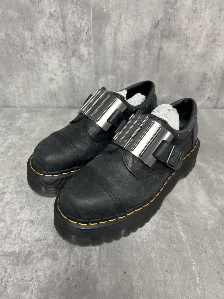Dr.Martens ドクターマーチン 8053 Quad Hinge Monk Shoes ローファー シューズ sizeUK7 26cm/黒 ■■◎メンズ