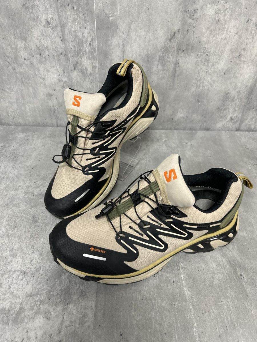 SALOMON サロモン XT-RUSH 2 GORE-TEX ローカット スニーカー size24.5/ベージュ系 ■■◎レディース